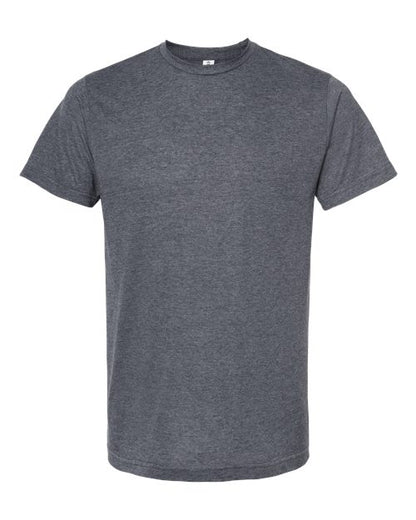 Tultex Unisex Poly-Rich T-Shirt - Heather Navy Front