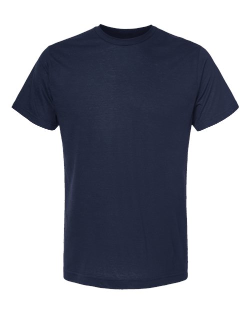 Tultex Unisex Poly-Rich T-Shirt - Navy Front