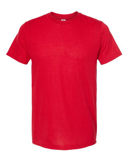 Tultex Unisex Poly-Rich T-Shirt - Red Front