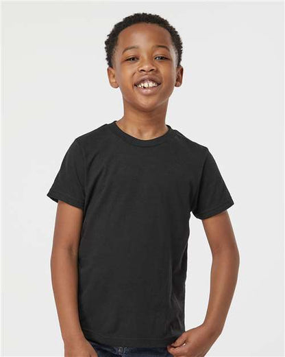 Tultex Youth Poly-Rich T-Shirt - Model Front