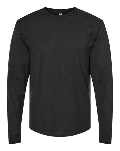 Tultex Unisex Heavyweight Jersey Long Sleeve T-Shirt - Black Front