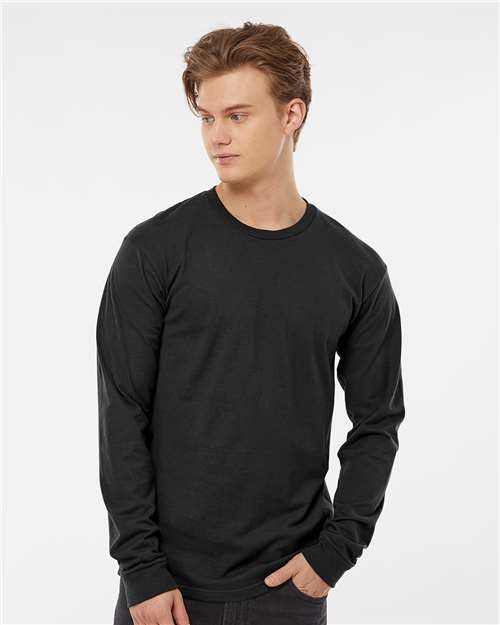 Tultex Unisex Heavyweight Jersey Long Sleeve T-Shirt - Model Front