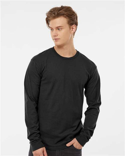 Tultex Unisex Heavyweight Jersey Long Sleeve T-Shirt - Model Front