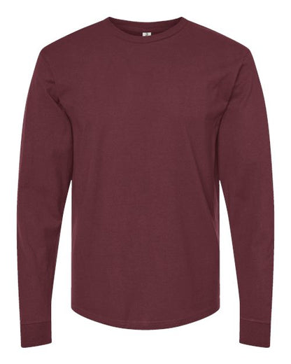 Tultex Unisex Heavyweight Jersey Long Sleeve T-Shirt - Burgundy Front