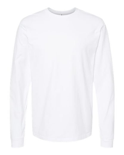 Tultex Unisex Heavyweight Jersey Long Sleeve T-Shirt - White Front