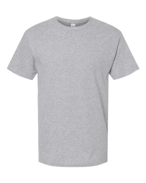 M&O Men's Gold Soft Touch T-Shirt - Athletic Grey Front
