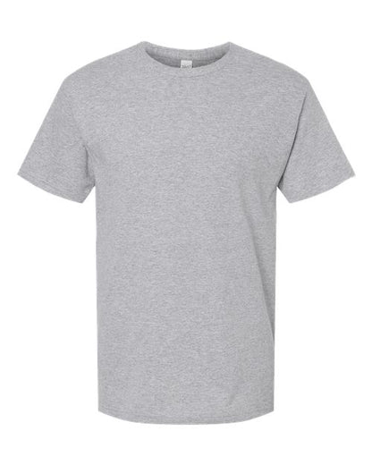 M&O Men's Gold Soft Touch T-Shirt - Athletic Grey Front