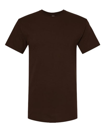 M&O Men's Gold Soft Touch T-Shirt - Chocolate Front