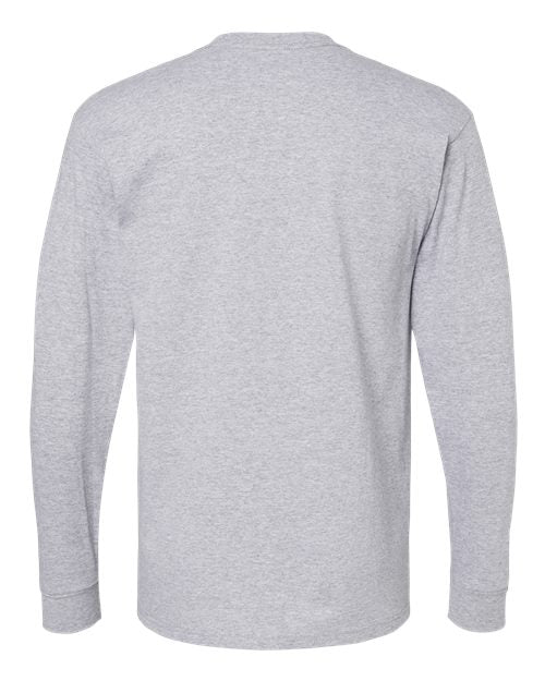 M&O Unisex Gold Soft Touch Long Sleeve T-Shirt - Back