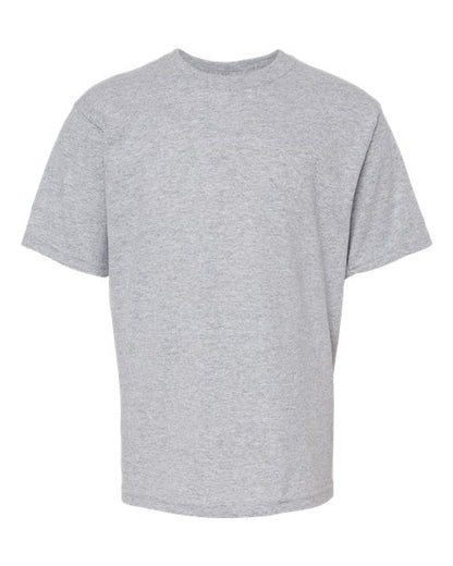 M&O Youth Gold Soft Touch T-Shirt - Athletic Grey Front