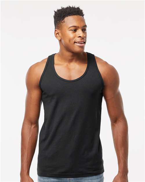 Tultex Unisex Fine Jersey Tank Top - Model Front