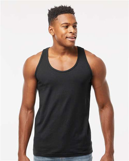 Tultex Unisex Fine Jersey Tank Top - Model Front