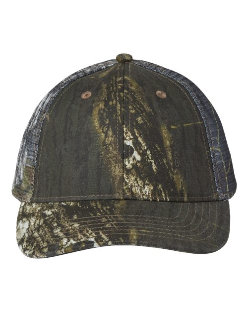 Kati Licensed Camo Mesh Back Cap - Breakup/ Breakup Front