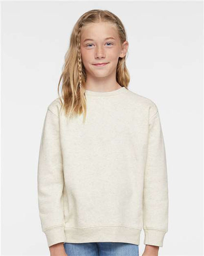 LAT Youth Crewneck Sweatshirt - Model Front