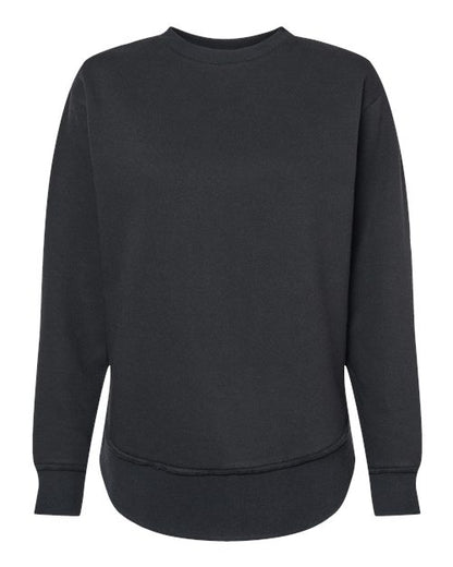 LAT Women's Weekend Crewneck Sweatshirt - Black Front