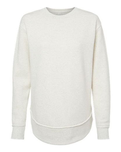 LAT Women's Weekend Crewneck Sweatshirt - Natural Heather Front
