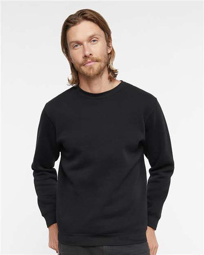 LAT Unisex Elevated Fleece Crewneck Sweatshirt - Model Front