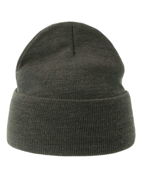 Atlantis Headwear Sustainable Beanie - Dark Grey Front