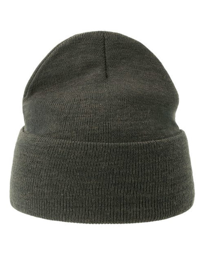 Atlantis Headwear Sustainable Beanie - Dark Grey Front