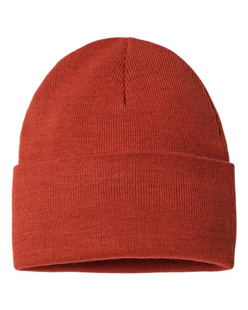 Atlantis Headwear Sustainable Beanie - Rusty Front