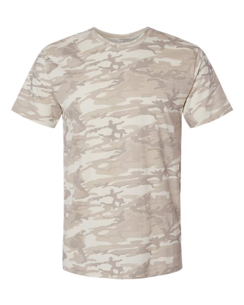 LAT Unisex Fine Jersey Tee - Natural Camo Front