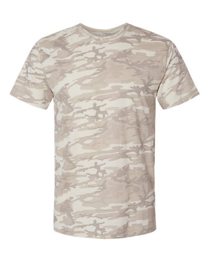 LAT Unisex Fine Jersey Tee - Natural Camo Front