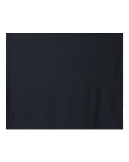 Heavy Blend™ Fleece Stadium Blanket - Black Front