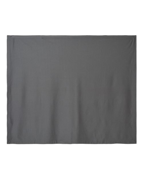 Heavy Blend™ Fleece Stadium Blanket - Charcoal Front