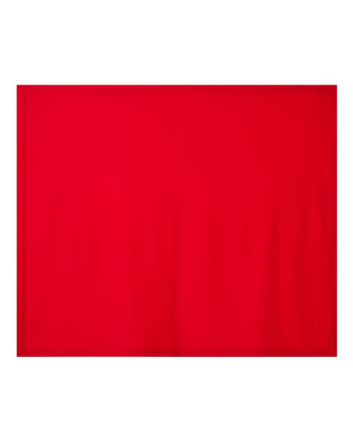 Heavy Blend™ Fleece Stadium Blanket - Red Front