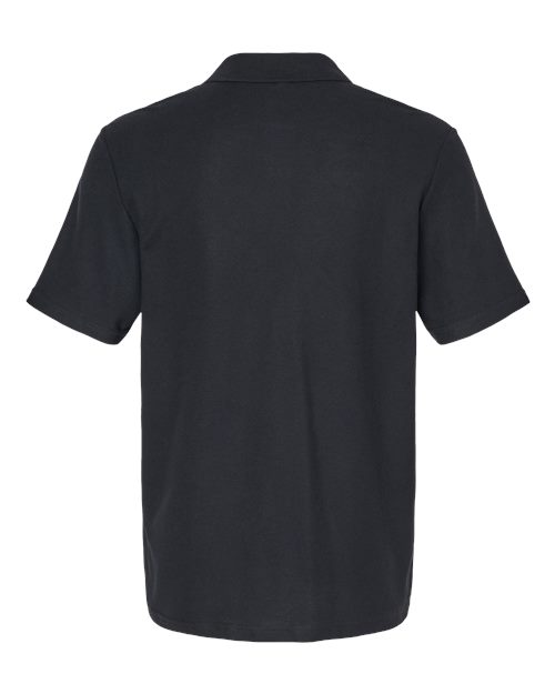 Unisex Softstyle® Pique Polo - Black Back
