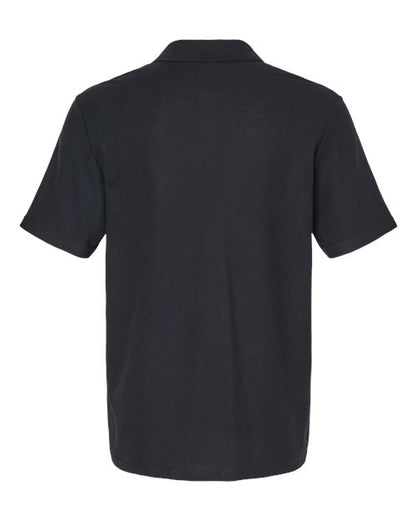 Unisex Softstyle® Pique Polo - Black Back