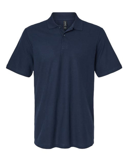 Unisex Softstyle® Pique Polo - Navy Front