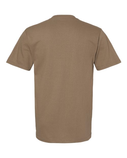 Unisex Softstyle® Midweight T-Shirt - Brown Savana Back