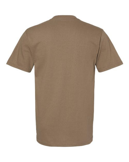 Unisex Softstyle® Midweight T-Shirt - Brown Savana Back