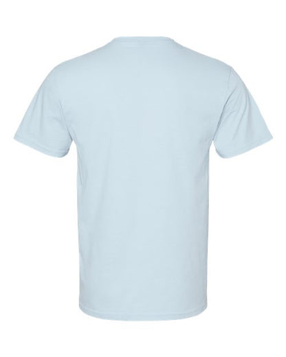 Unisex Softstyle® Midweight T-Shirt - Light Blue Back