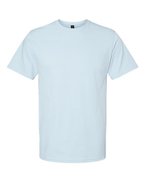 Unisex Softstyle® Midweight T-Shirt - Light Blue Front