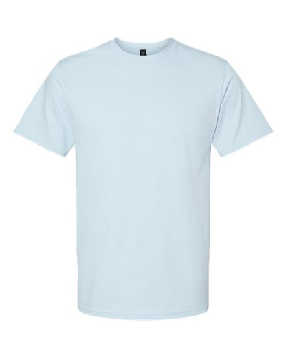 Unisex Softstyle® Midweight T-Shirt - Light Blue Front