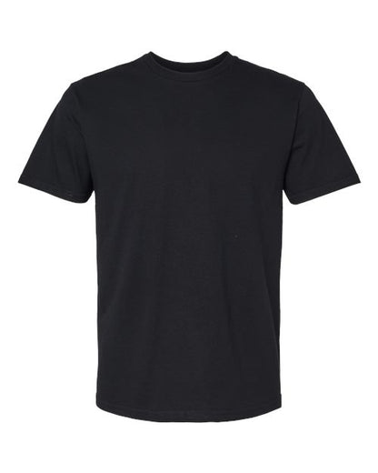 Unisex Softstyle® Midweight T-Shirt - Pitch Black Front