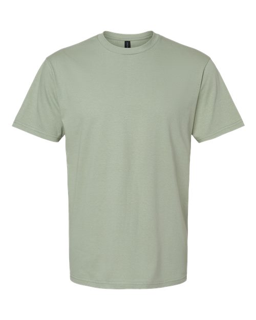 Unisex Softstyle® Midweight T-Shirt - Sage Front