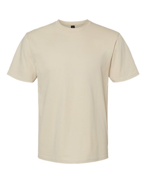 Unisex Softstyle® Midweight T-Shirt - Sand Front