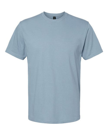 Gildan Unisex Softstyle® Midweight T-Shirt - Stone Blue Front