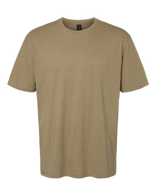Unisex Softstyle® CVC T-Shirt - Dune Mist Front