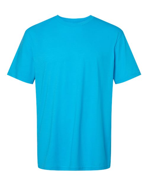 Unisex Softstyle® CVC T-Shirt - Caribbean Mist Front