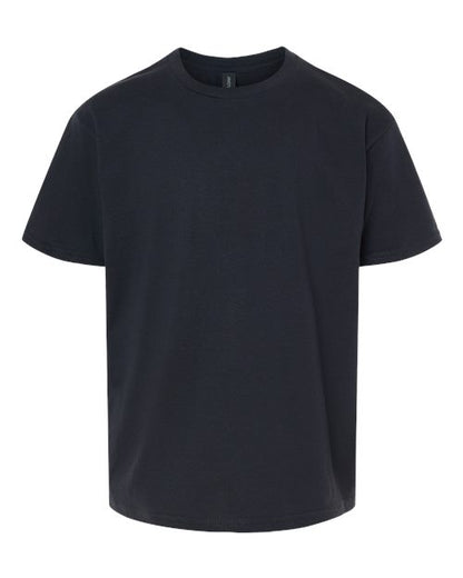 Youth Softstyle® T-Shirt - Black Front