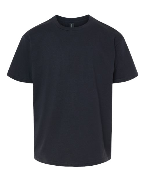 Youth Softstyle® T-Shirt - Black Front