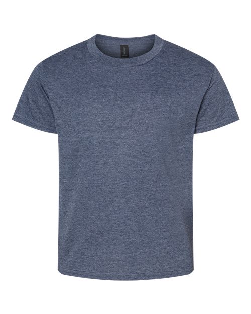 Youth Softstyle® T-Shirt - Heather Navy Front