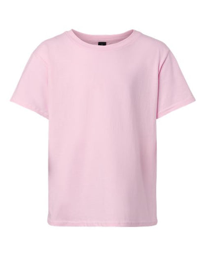 Youth Softstyle® T-Shirt - Light Pink Front