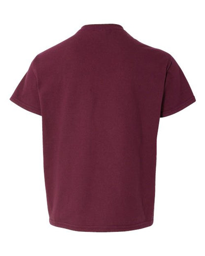 Youth Softstyle® T-Shirt - Maroon Back