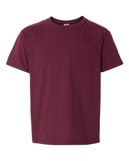 Youth Softstyle® T-Shirt - Maroon Front