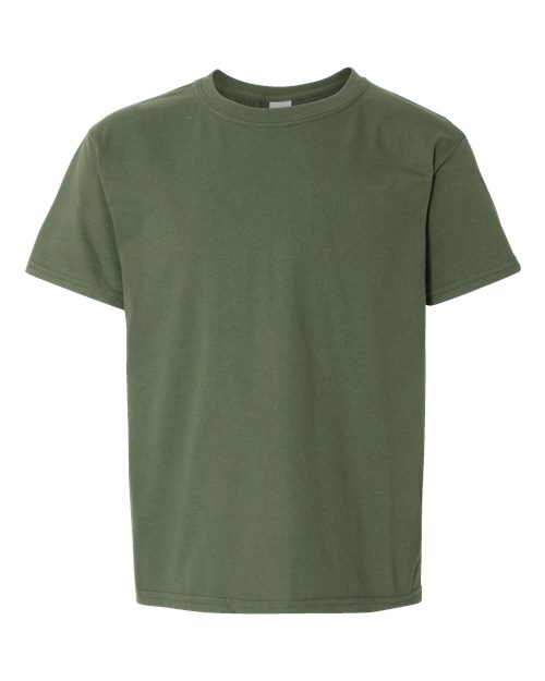Youth Softstyle® T-Shirt - Military Green Front